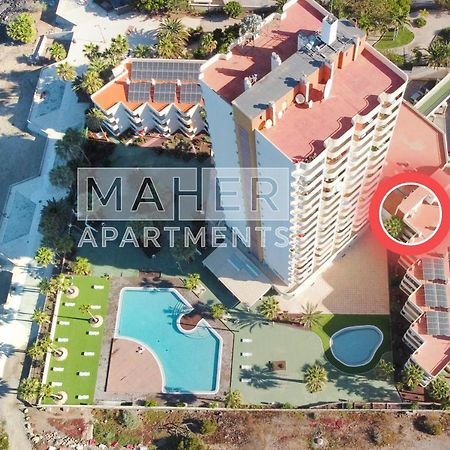 Cozy 1St Sea Line Apartment In The Quiet Area Los Cristianos  Eksteriør billede