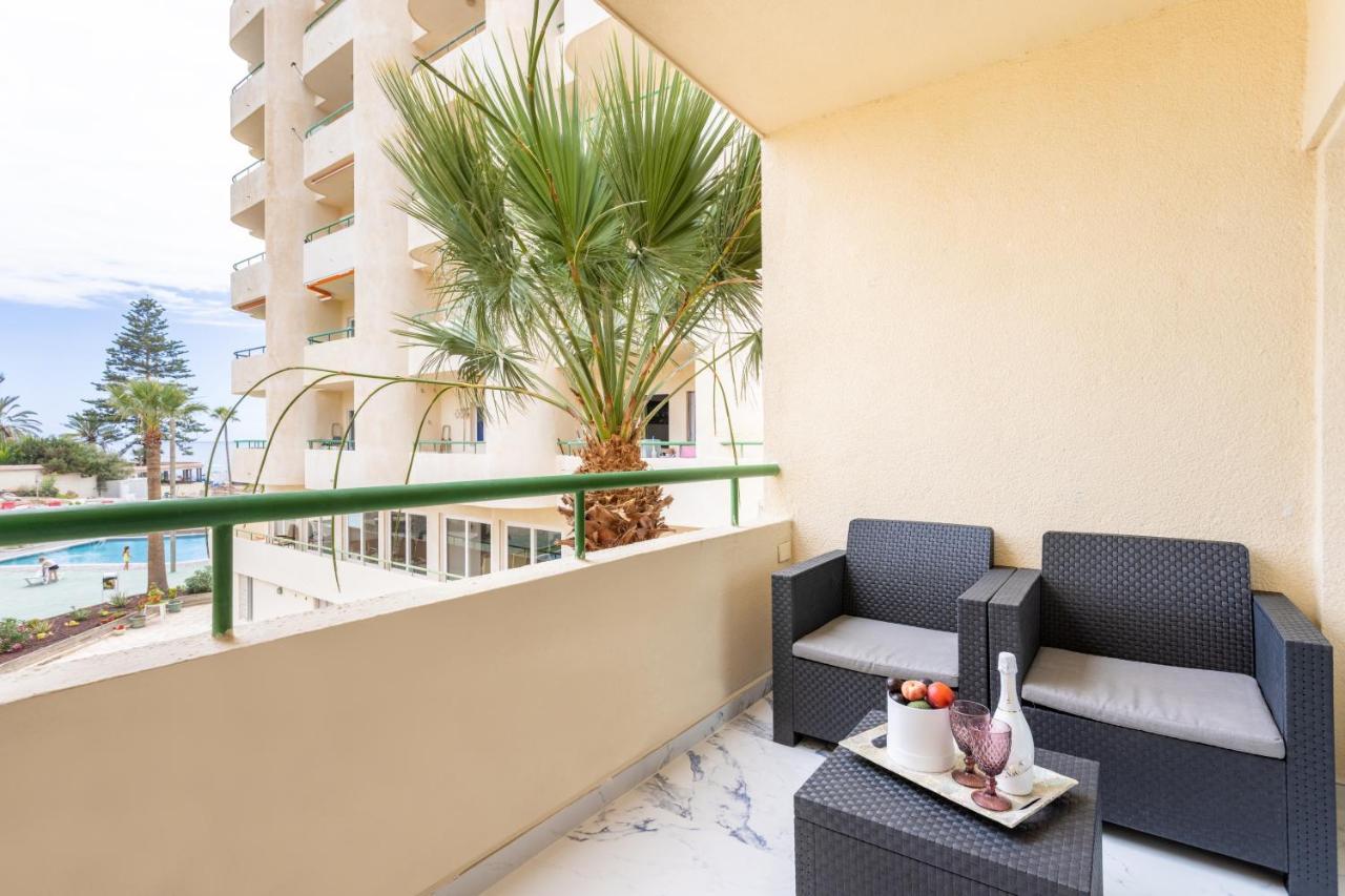 Cozy 1St Sea Line Apartment In The Quiet Area Los Cristianos  Eksteriør billede