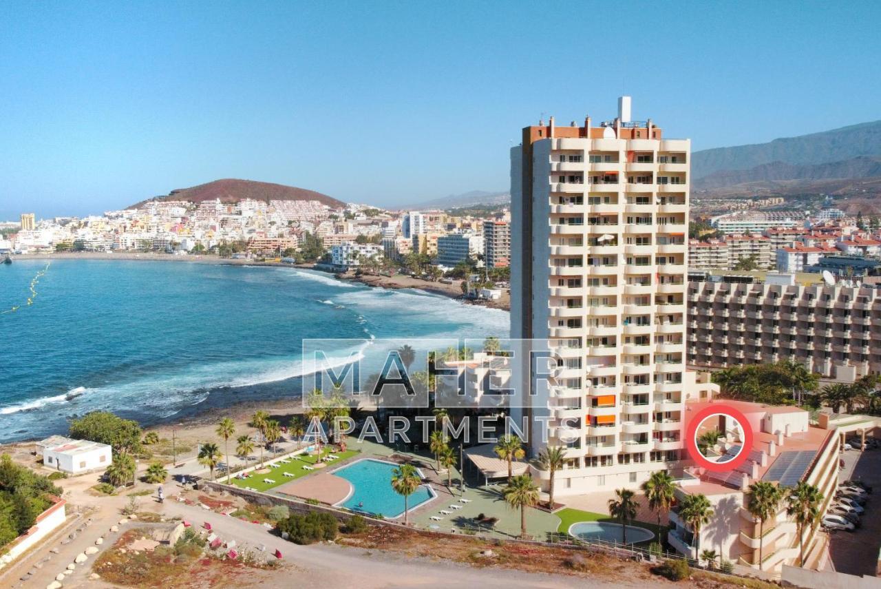 Cozy 1St Sea Line Apartment In The Quiet Area Los Cristianos  Eksteriør billede