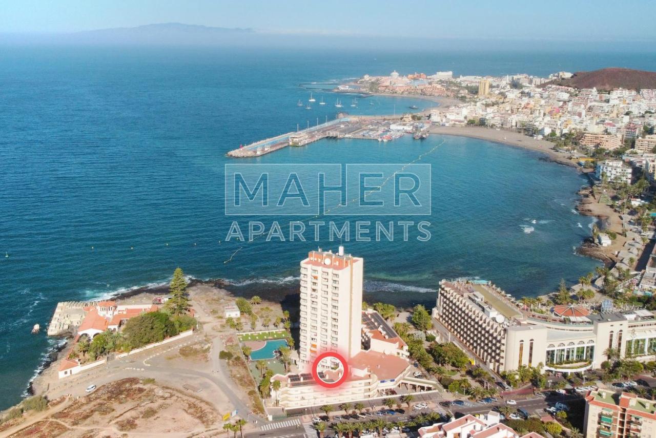 Cozy 1St Sea Line Apartment In The Quiet Area Los Cristianos  Eksteriør billede